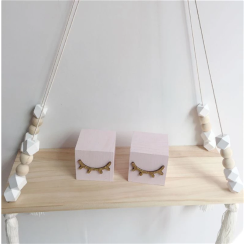 Baby Nursery Home - Nordic เนอสเซอรี่ & เด็กตกแต่งบ้านชั้นวางของแขวนผนังไม้ของเล่นเด็กห้องเด็ก Artic งานฝีมือบ้านตกแต่ง