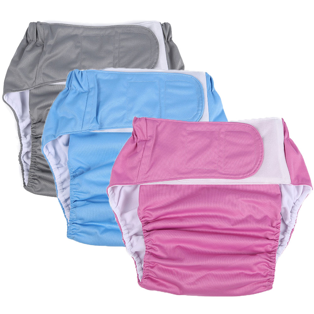 Diaper Pail Odor - ผ้าอ้อมผู้ใหญ่แบบใช้ซ้ําได้, ขนาดใหญ่, ผ้าอ้อมผ้าซักได้สําหรับผู้ป่วย, ชายและหญิงสูงอายุ, กางเกงไม่หยุดยั้ง, 1