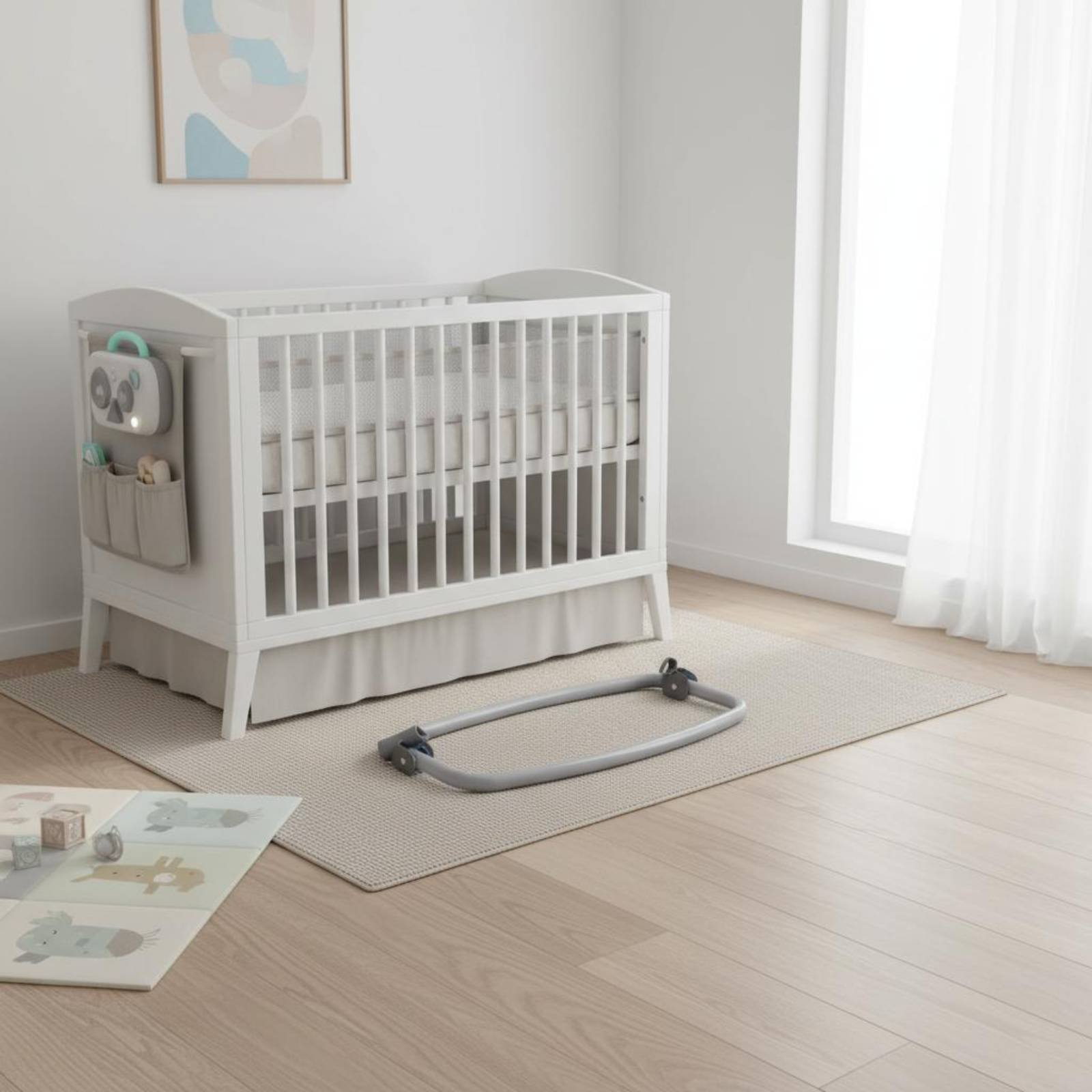 Baby Nursery Music - มิวสิค โมบาย ผลิตภัณฑ์สำหรับเด็กอ่อน ผ้าคลุมเตียงอเนกประสงค์ อุปกรณ์เสริมสำหรับห้องเด็ก