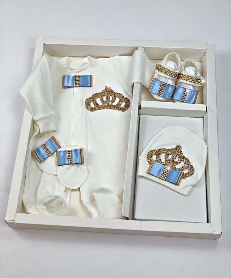 Baby Nursery Outfits - Dollbling Baptism ชุดเด็ก Prince Luxury Bling