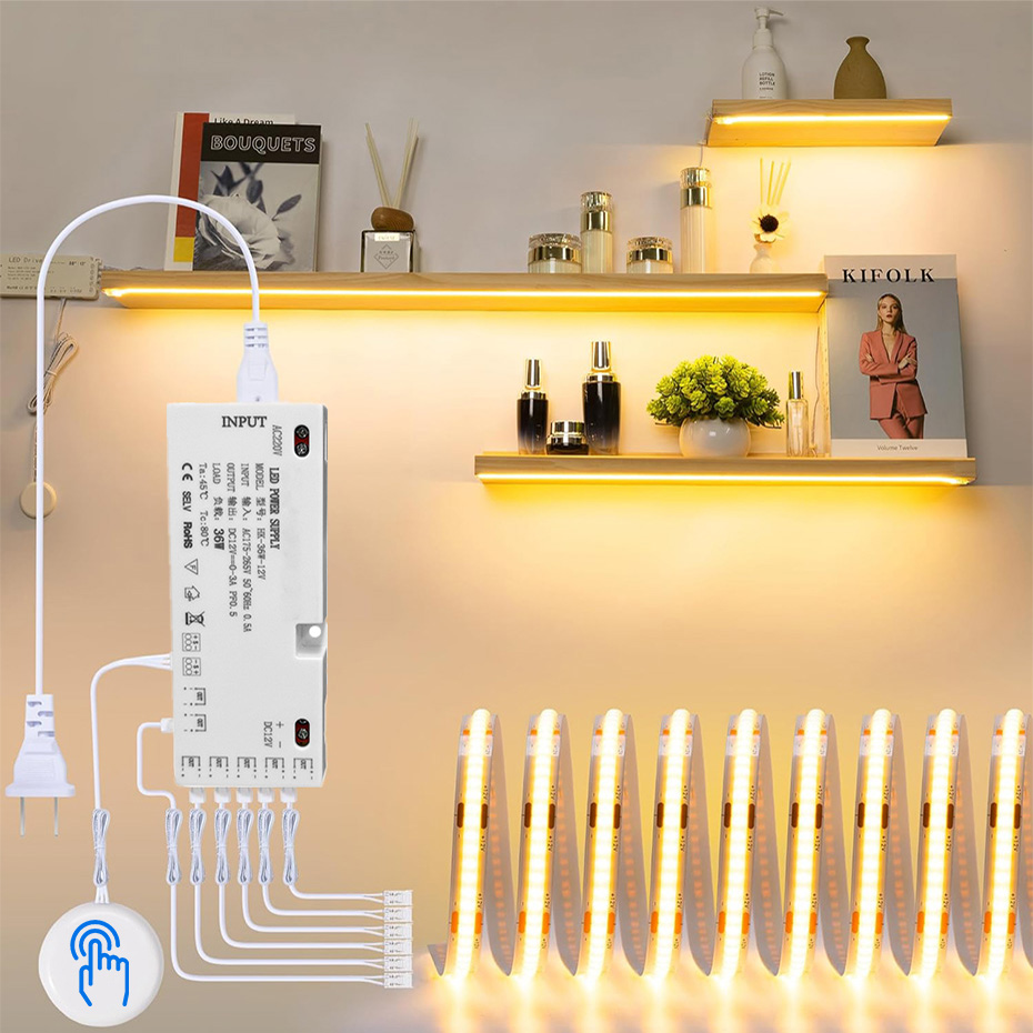 Drawer Dresser White - ไฟ LED แบบ COB สำหรับตู้โชว์ ตู้หนังสือ