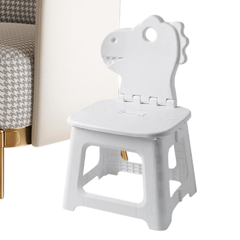 Baby Nursery Chair - พับสตูลสัตว์น่ารักเด็กเก้าอี้พับด้านหลังหนาที่นั่งเฟอร์นิเจอร์บ้านเปลี่ยนรองเท้าเก้าอี้สําหรับ Home