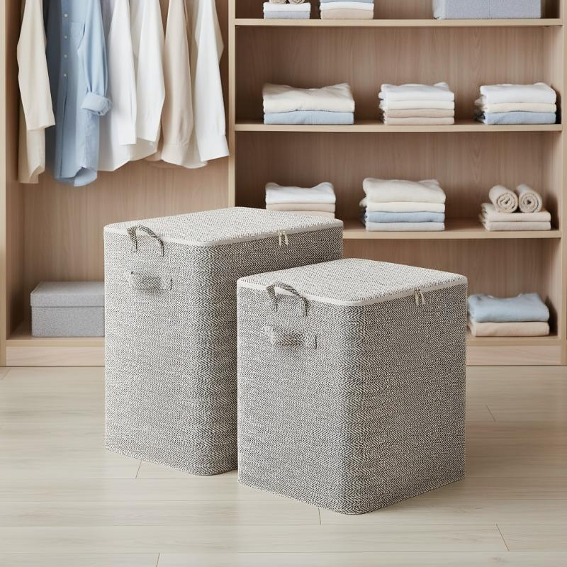 Baby Nursery Wardrobe - กล่องเก็บเสื้อผ้าขนาดใหญ่ 220 ลิตร พร้อมฝาปิด ตะกร้าซักผ้าขนาดใหญ่ กระเป๋าจัดระเบียบสำหรับเด็ก