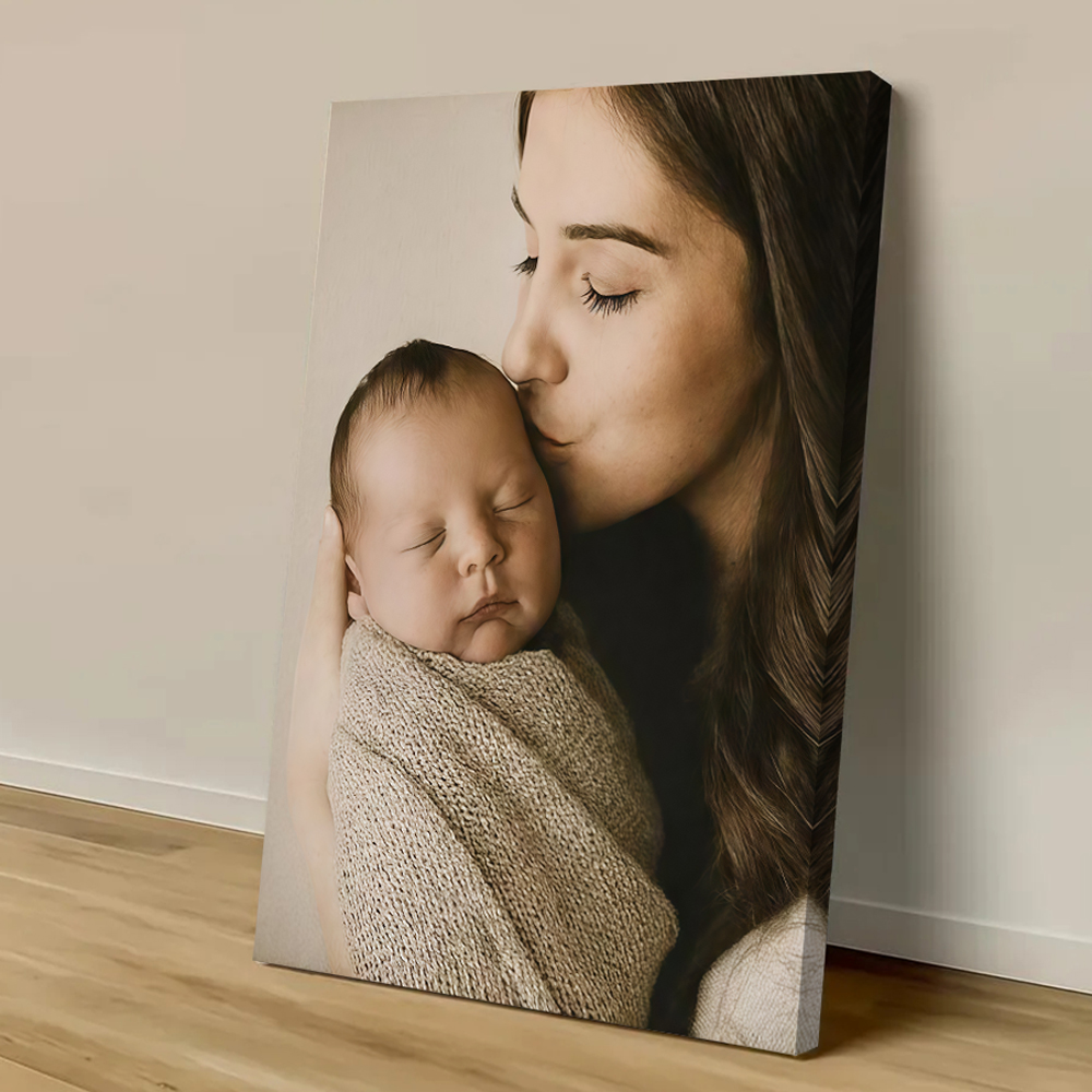 Baby Nursery Images - ภาพพิมพ์บนผ้าใบตามสั่งจากภาพถ่ายของคุณ ภาพงานแต่งงาน วันเกิด โปสเตอร์ ตกแต่งผนัง ภาพสัตว์เลี้ยง