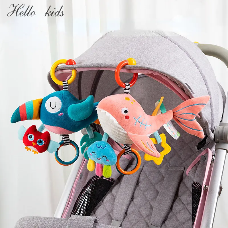 Baby Nursery Images - ทารกแรกเกิด Soft Plush ของเล่น Teether Rattles