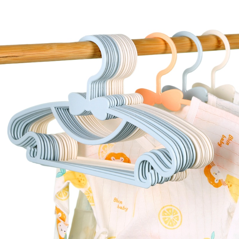 Closet Organizer Baby - 5-50Pcs ไม้แขวนเสื้อเด็กพลาสติกเสื้อผ้าเด็กแขวนสําหรับเนอสเซอรี่เด็กแขวนเด็กวัยหัดเดินทารกแบบพกพา Coats Home Rack