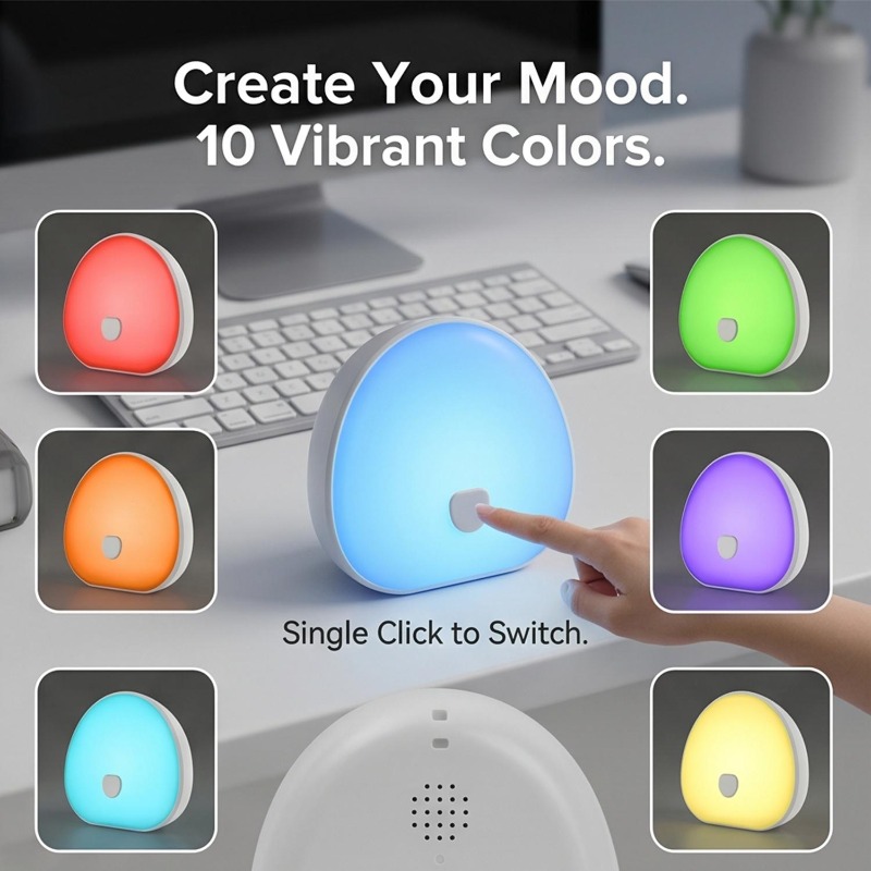 เครื่องเสียงช่วยการนอนหลับ RGB - Baby Sound Machine White บทวิจารณ์และราคา