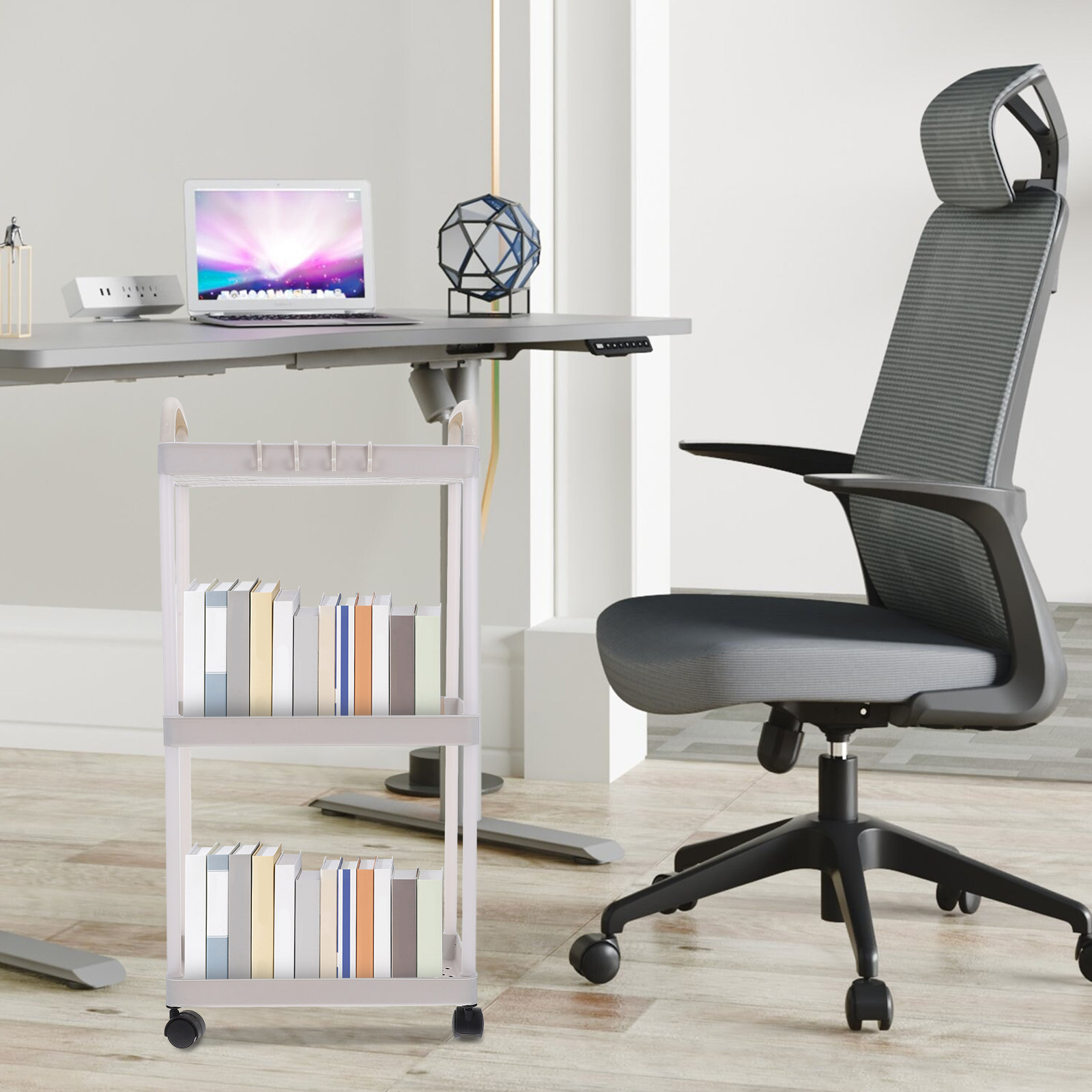 รถเข็นเก็บของอเนกประสงค์ 3 ชั้ - Baby Nursery Utility Cart บทวิจารณ์และราคา
