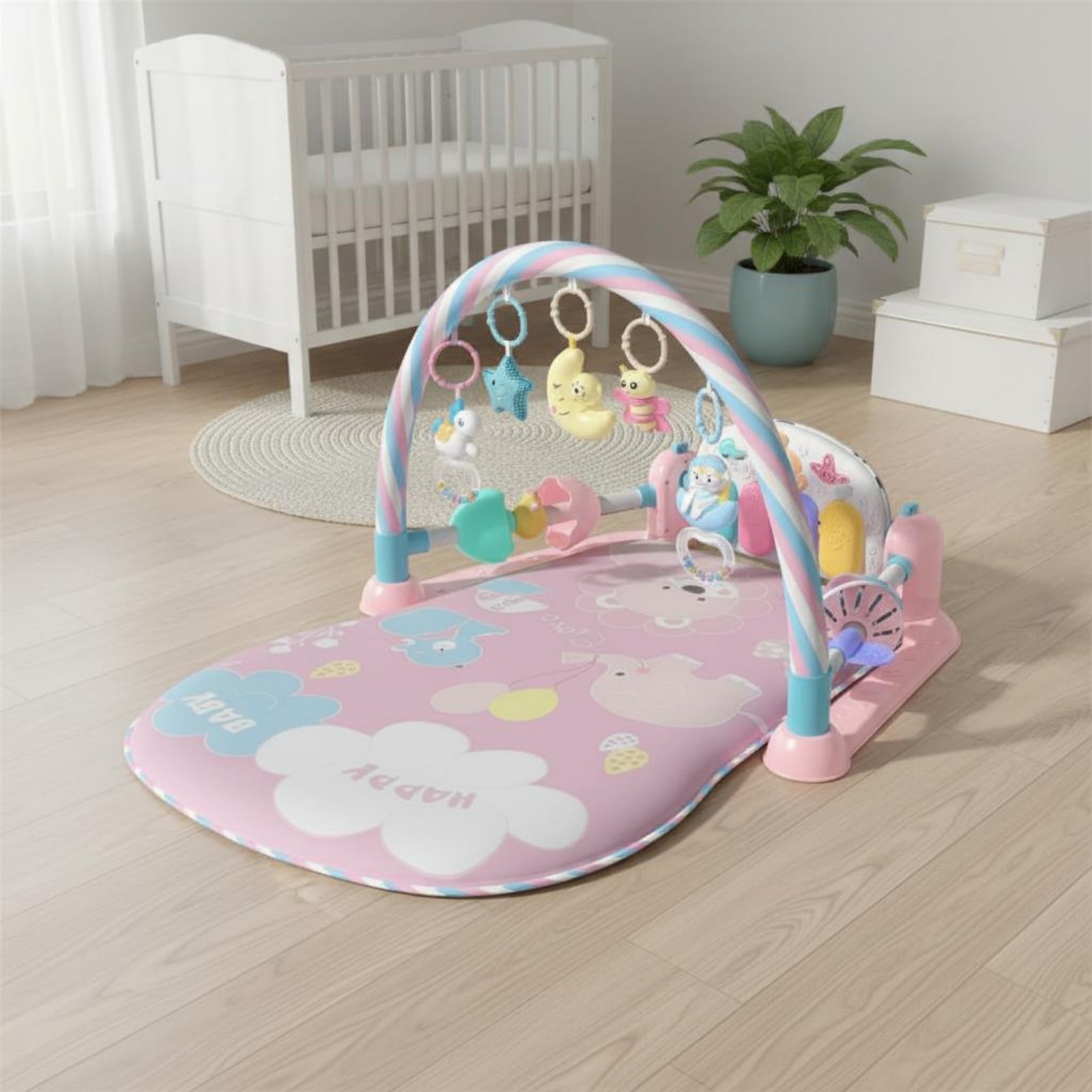 เปลเด็กอ่อนพร้อมฟังก์ชั่นดนตรี - Baby Nursery Music บทวิจารณ์และราคา