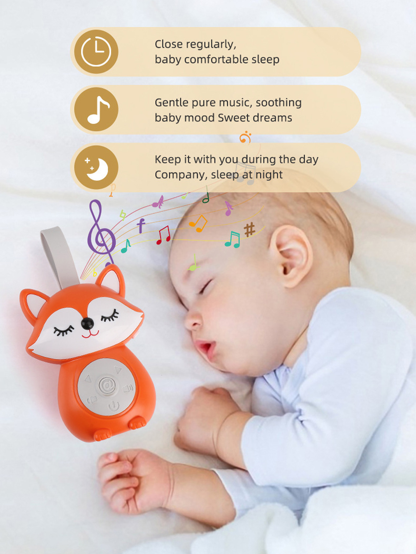 เครื่องเสียงสีขาวและเพลงกล่อมเ - Baby Sound Machine White บทวิจารณ์และราคา