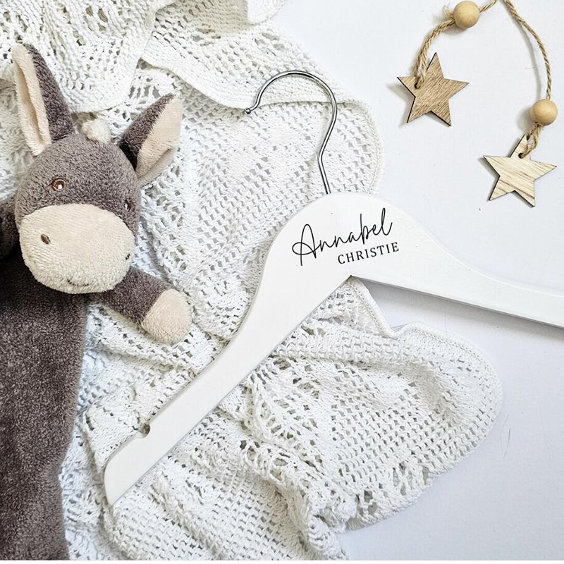ไม้แขวนเสื้อผ้าทำจากไม้สำหรับท - Baby Nursery Outfits บทวิจารณ์และราคา