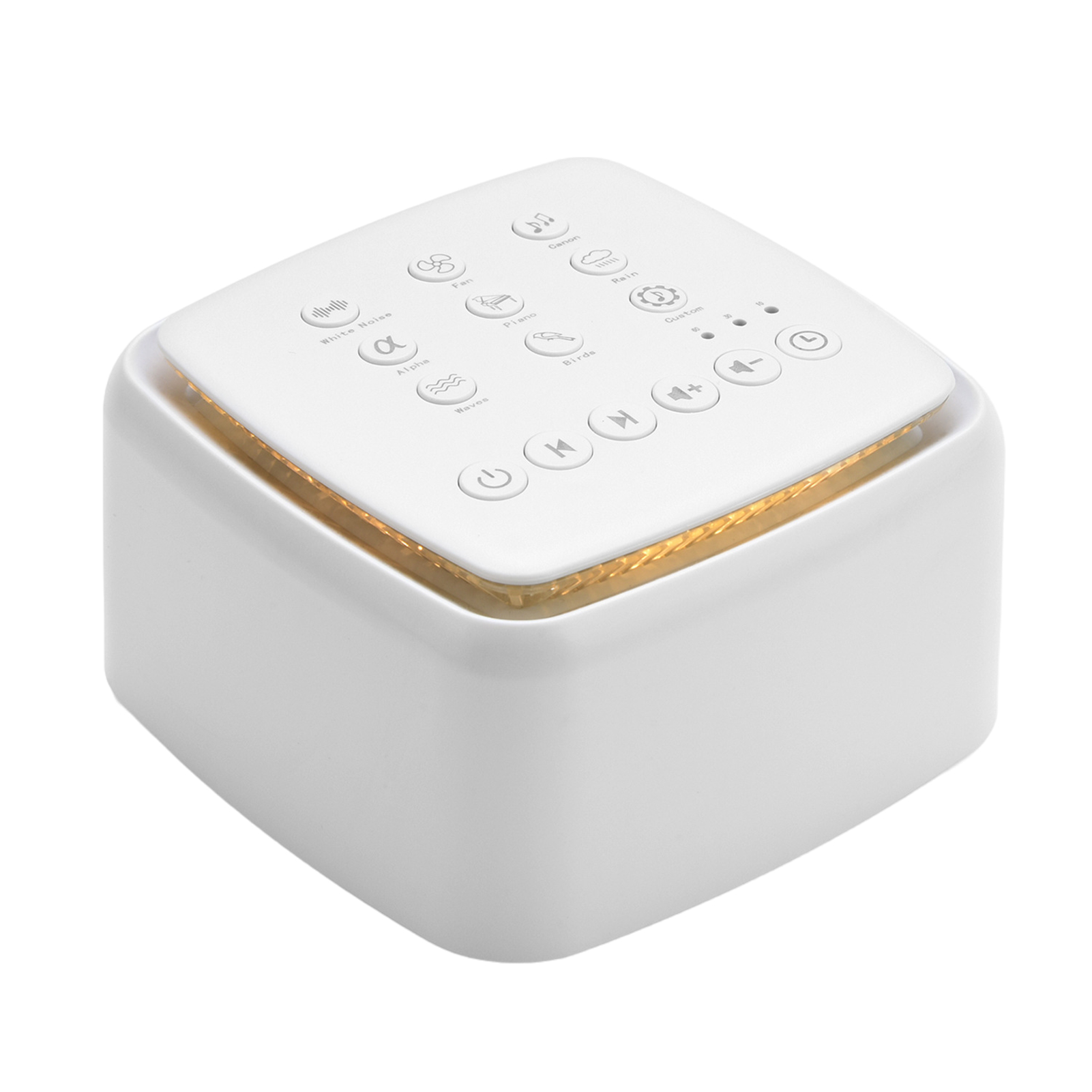 เครื่องเสียงสีขาวแบบชาร์จไฟได้ - Baby Sound Machine White บทวิจารณ์และราคา