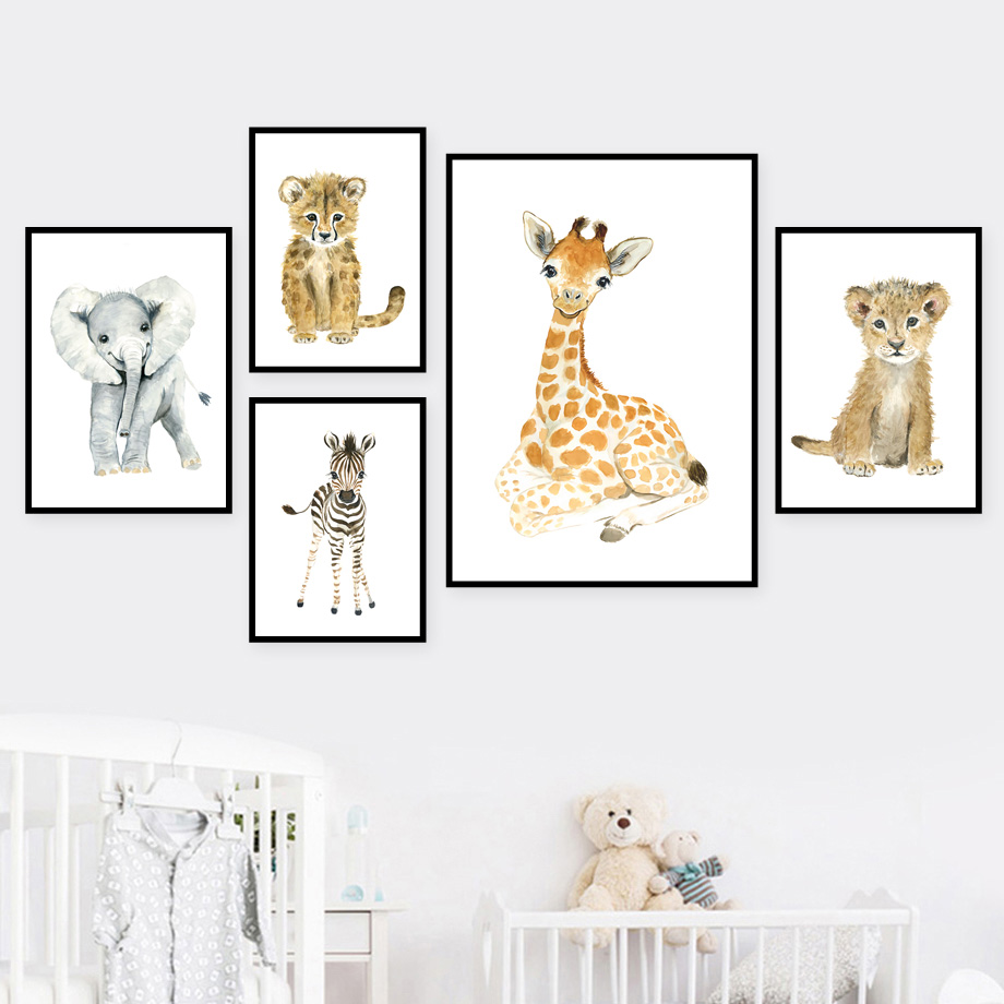 Elephant Fox ZEBRA ยีราฟเสือดา - Baby Nursery Giraffe บทวิจารณ์และราคา