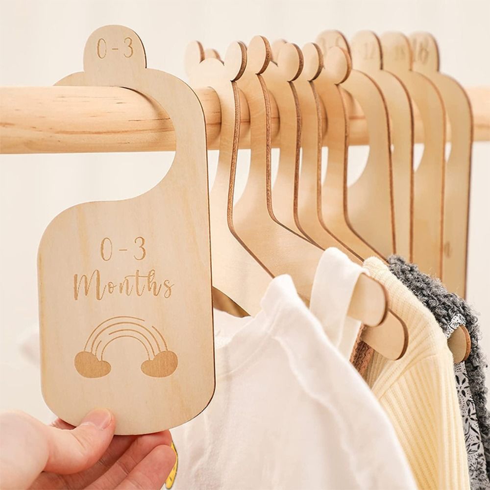 7/8 ชิ้น ตัวแบ่งตู้เสื้อผ้าเด็ - Baby Nursery Wardrobe บทวิจารณ์และราคา