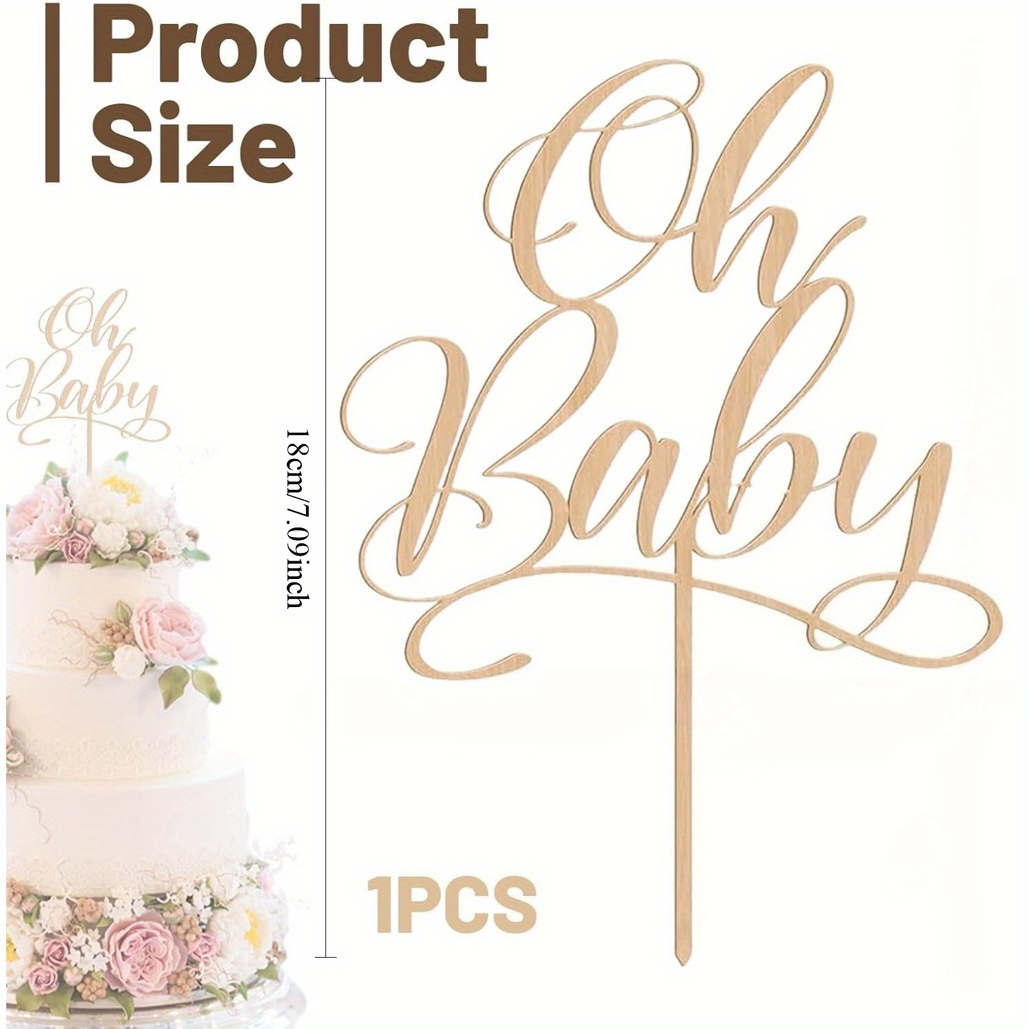 1 ชิ้น โอ้ เบบี้ - ป้ายตกแต่งเ - Baby Nursery Artwork บทวิจารณ์และราคา