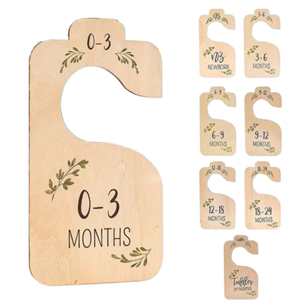 ตัวแบ่งตู้เสื้อผ้าเด็กแบบไม้ 7 - Baby Nursery Wardrobe บทวิจารณ์และราคา
