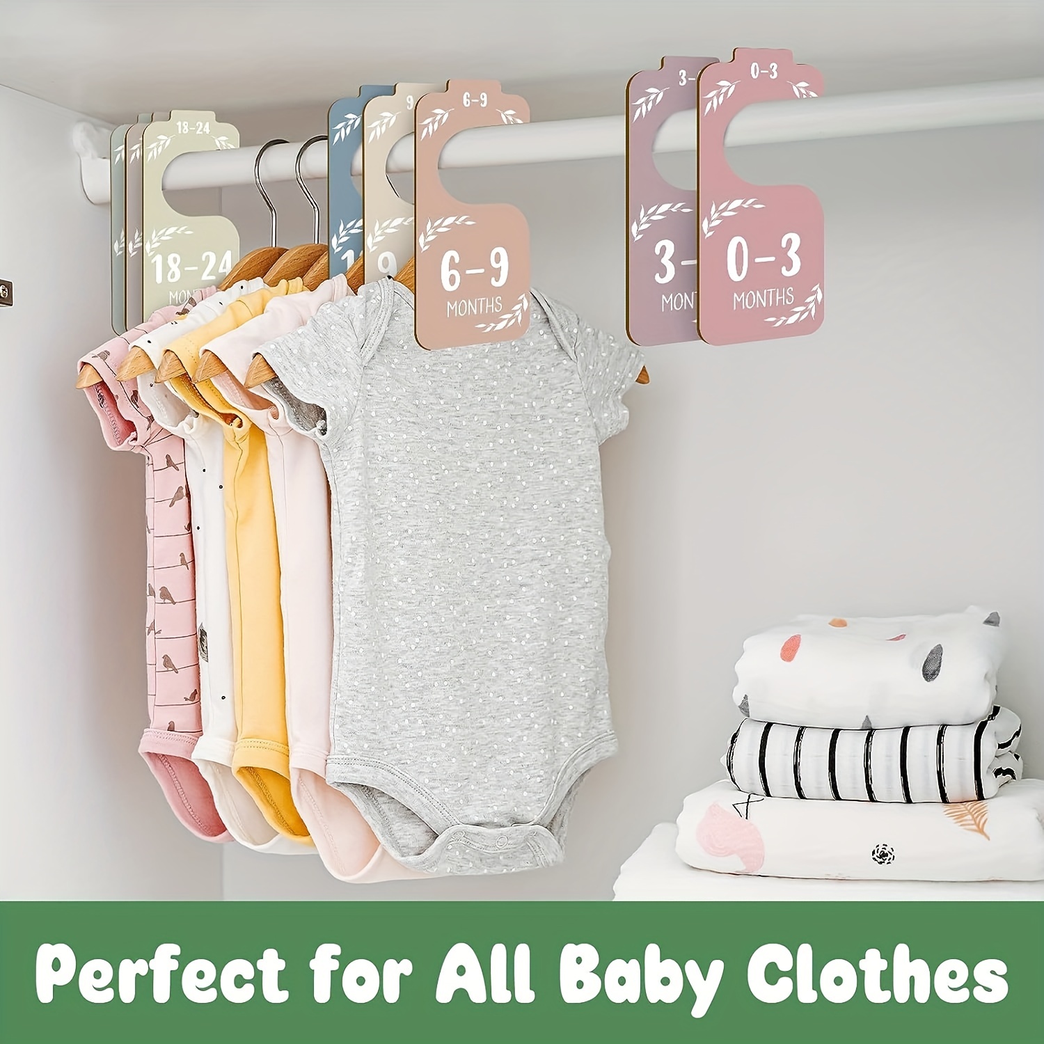 8 ชิ้นไม้ Baby Closet แบ่งสําห - Closet Organizer Baby บทวิจารณ์และราคา