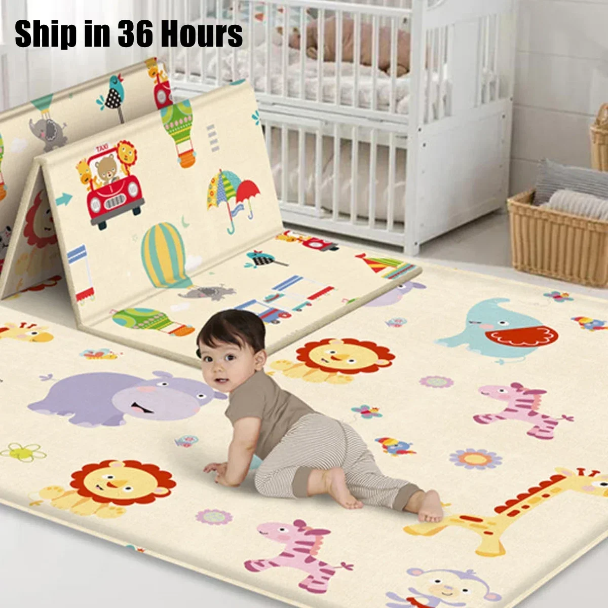 พรมเด็กปลอดสารพิษ พับได้ สำหรั - Baby Nursery Mat บทวิจารณ์และราคา