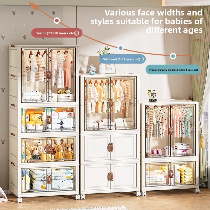 ตู้เก็บเสื้อผ้าเด็กอ่อน ตู้เก็ - Baby Nursery Wardrobe บทวิจารณ์และราคา