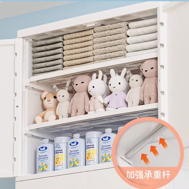 ตู้เสื้อผ้าเด็กการ์ตูนน่ารัก | - Baby Nursery Wardrobe บทวิจารณ์และราคา