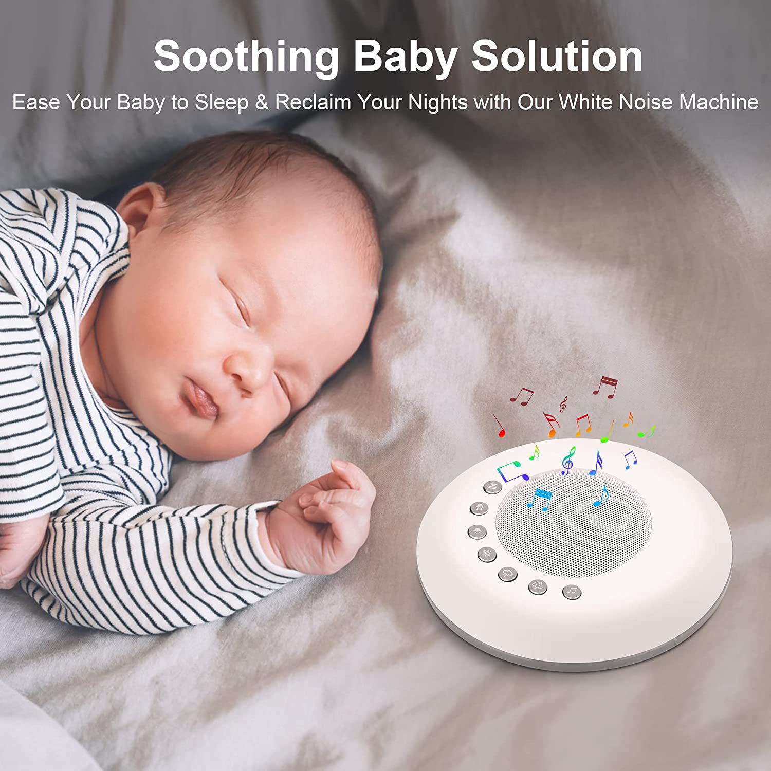 เครื่องเสียงไวท์นอยส์สำหรับเด็ - Baby Sound Machine White บทวิจารณ์และราคา