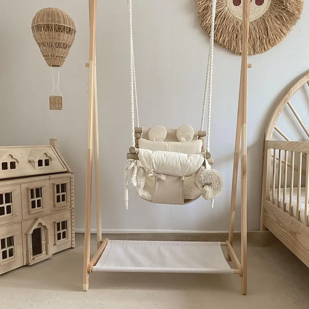 เปลไกวเด็กแบบแขวนในบ้าน เก้าอี - Baby Nursery Chair บทวิจารณ์และราคา