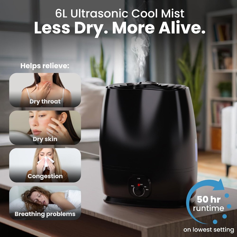 เครื่องทำความชื้นในห้องนอนขนาด - Baby Nursery Humidifier บทวิจารณ์และราคา