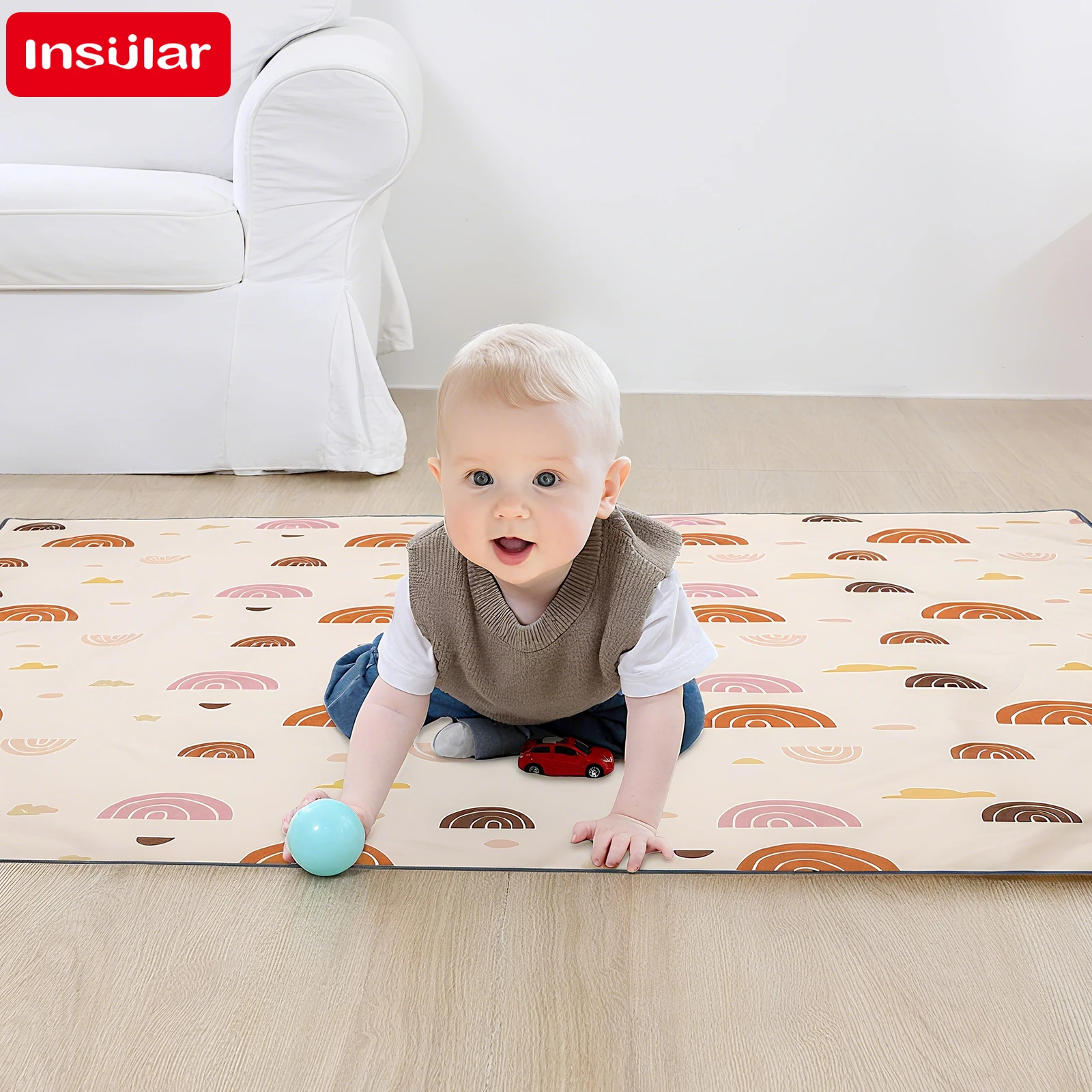 INSULAR เด็กการศึกษาที่นอนพับเ - Baby Nursery Mat บทวิจารณ์และราคา