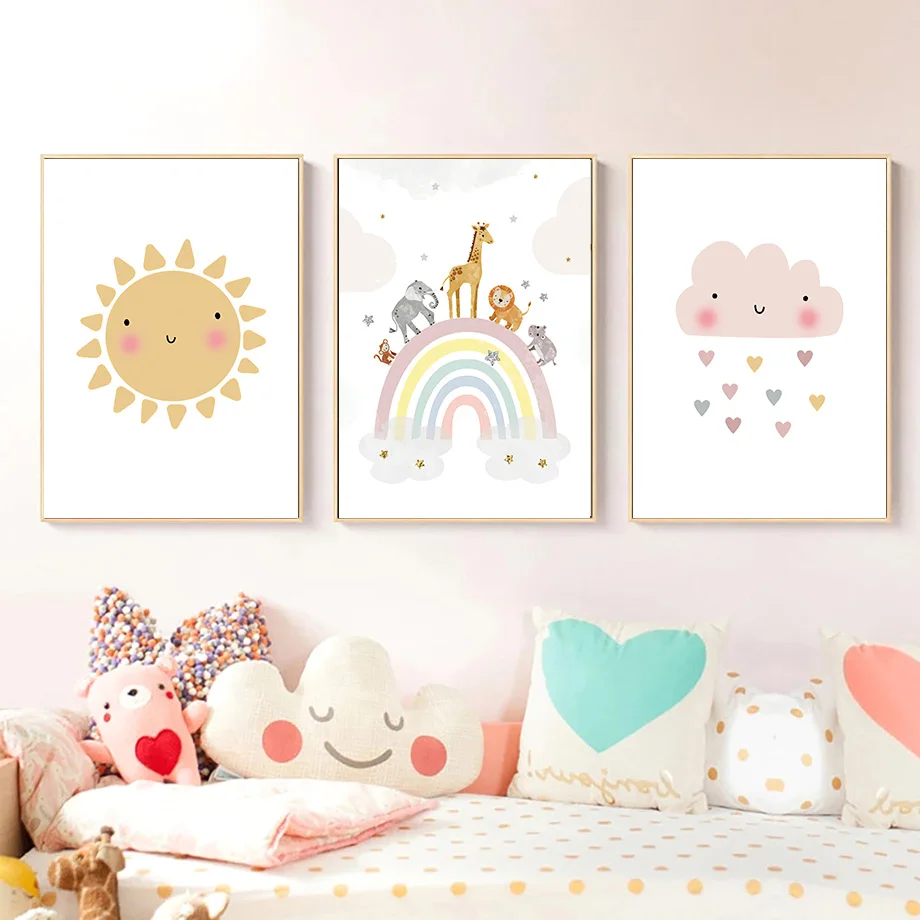 ยีราฟ ช้าง บอลลูนลมร้อน ดวงอาท - Baby Nursery Giraffe บทวิจารณ์และราคา
