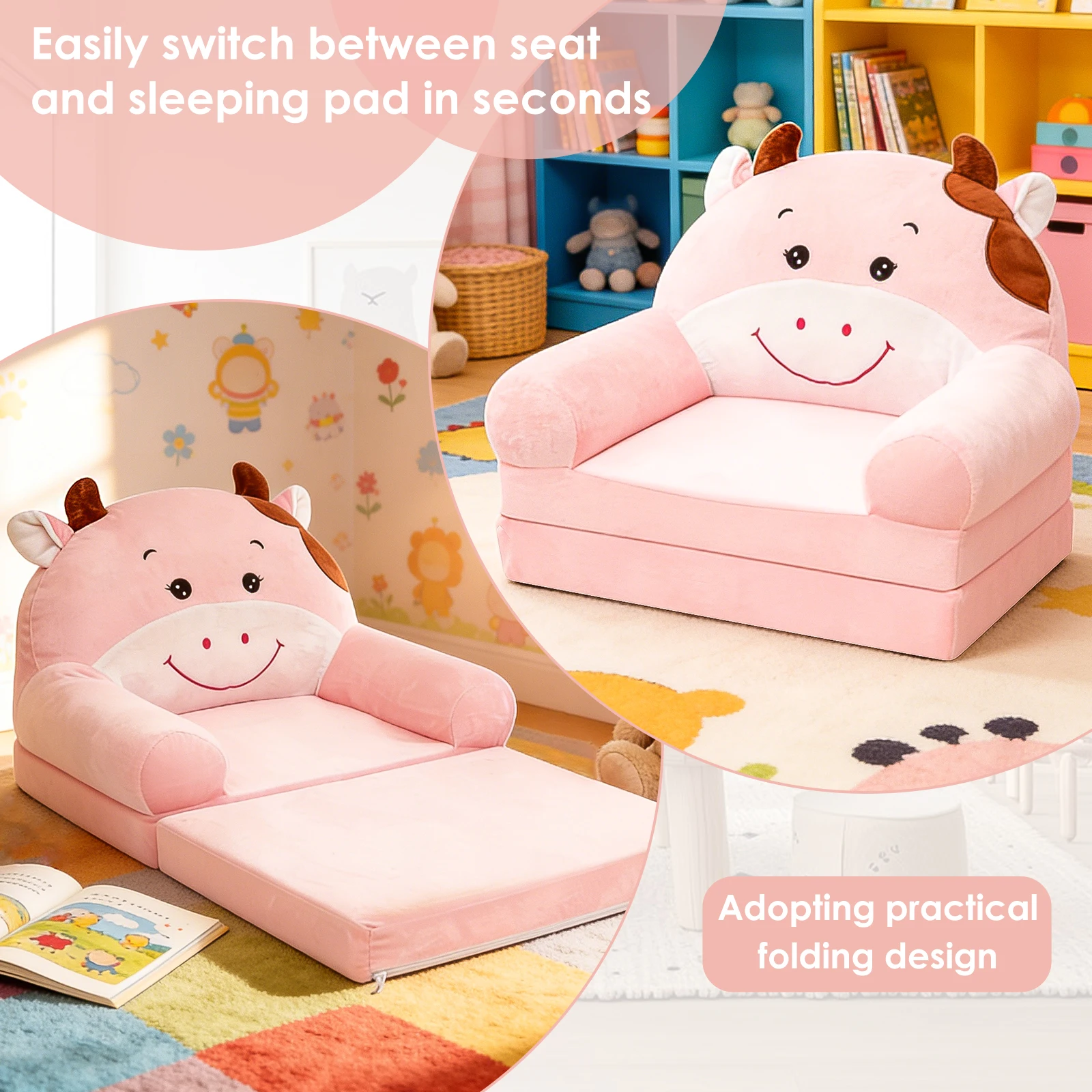โซฟาเด็กพับได้ เก้าอี้นั่งเด็ก - Baby Nursery Chair บทวิจารณ์และราคา