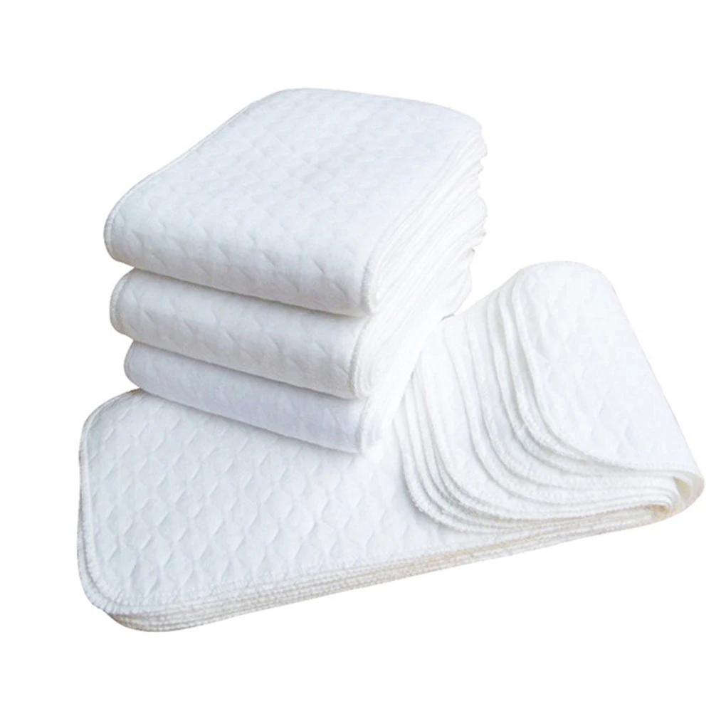 10 ชิ้นผ้าอ้อมผ้าฝ้ายเด็กล้างท - Diaper Pail Odor บทวิจารณ์และราคา