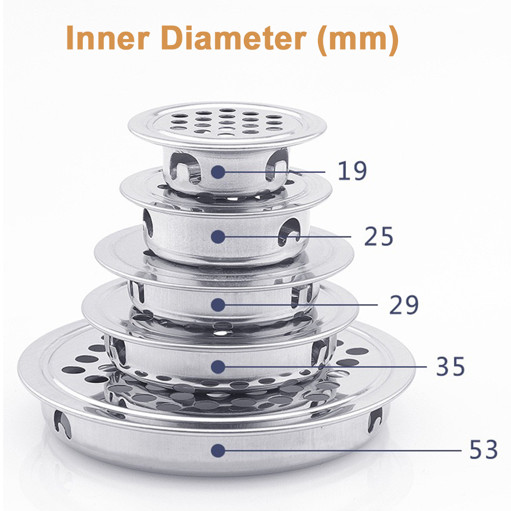 10ชิ้น/ล็อตสแตนเลส Air Vent Gr - Drawer Dresser White บทวิจารณ์และราคา