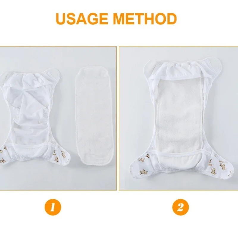 2/5/10 ชิ้นผ้าอ้อมเด็กผ้าอ้อมผ - Diaper Pail Odor บทวิจารณ์และราคา
