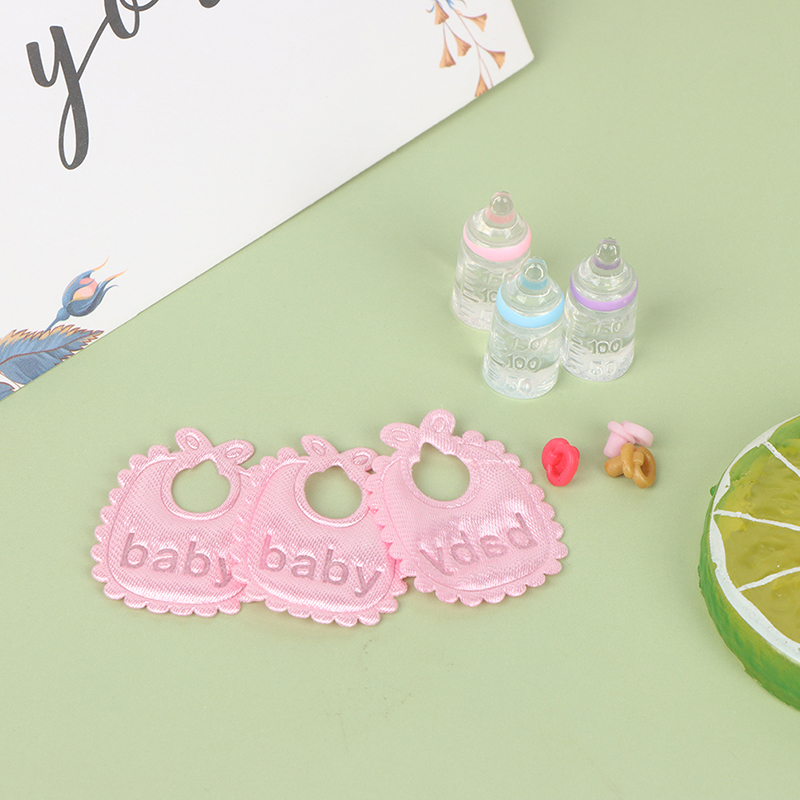 3ชิ้นบ้านตุ๊กตา1:12ขวดนมขนาดเล - Baby Nursery Music บทวิจารณ์และราคา