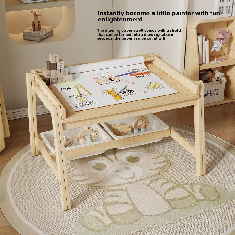 โต๊ะและเก้าอี้ไม้เนื้อแข็ง โต๊ - Baby Nursery Chair บทวิจารณ์และราคา