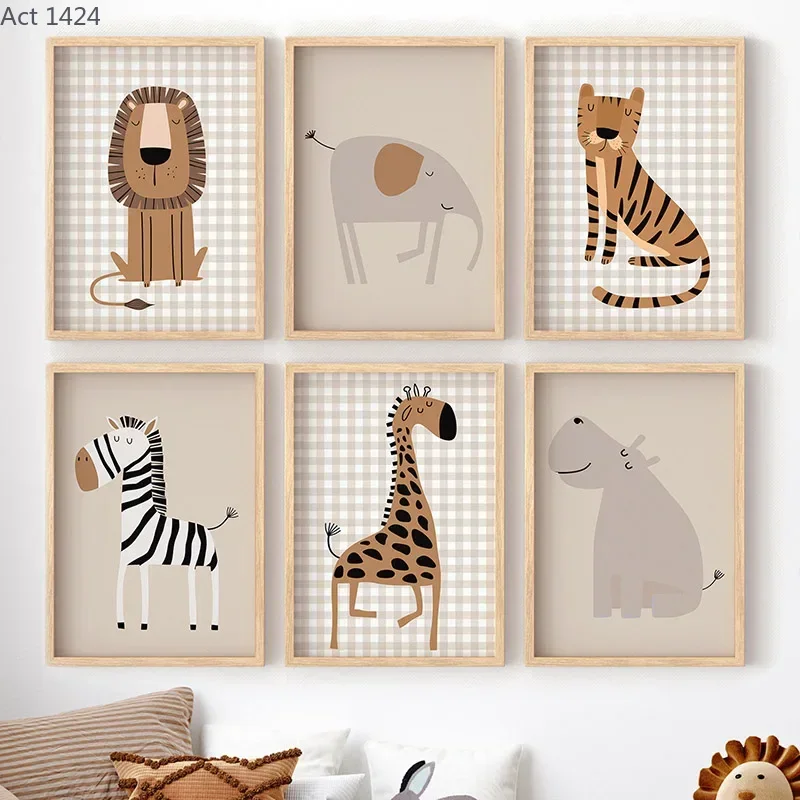 สิงโต เสือ ช้าง ยีราฟ สัตว์ป่า - Baby Nursery Giraffe บทวิจารณ์และราคา