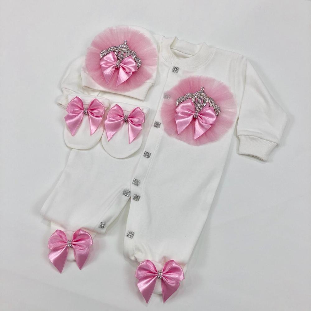 3pcs ทารกแรกเกิด Coming Home ช - Baby Nursery Outfits บทวิจารณ์และราคา
