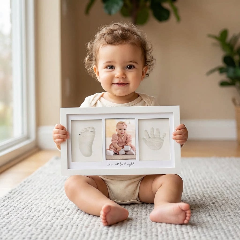 ชุดปั้นดินเหนียวสำหรับทำรอยมือ - Baby Nursery Images บทวิจารณ์และราคา