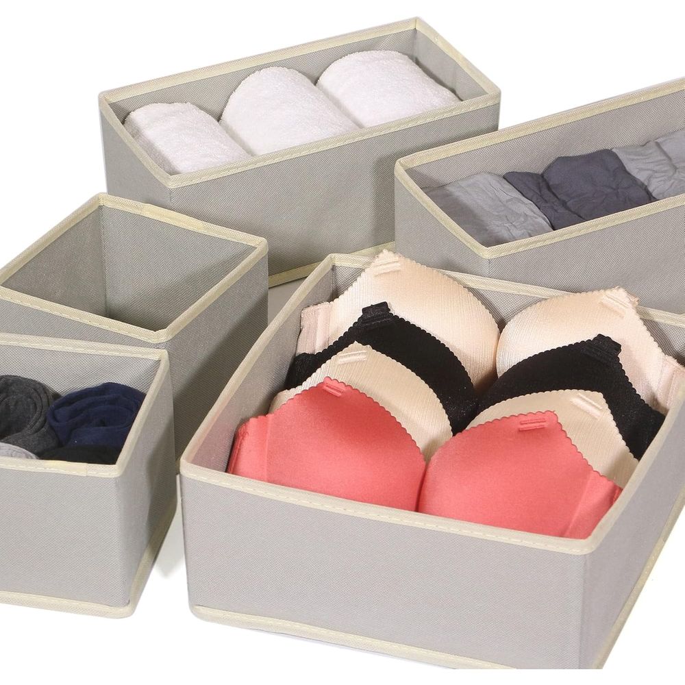 กล่องเก็บของผ้า 12 ชิ้น กล่องจ - Closet Organizer Baby บทวิจารณ์และราคา