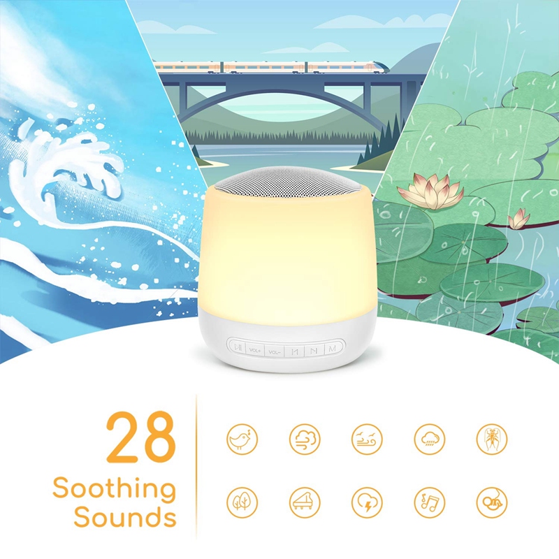 B53C เครื่องเสียงเด็ก เครื่องเ - Baby Sound Machine White บทวิจารณ์และราคา