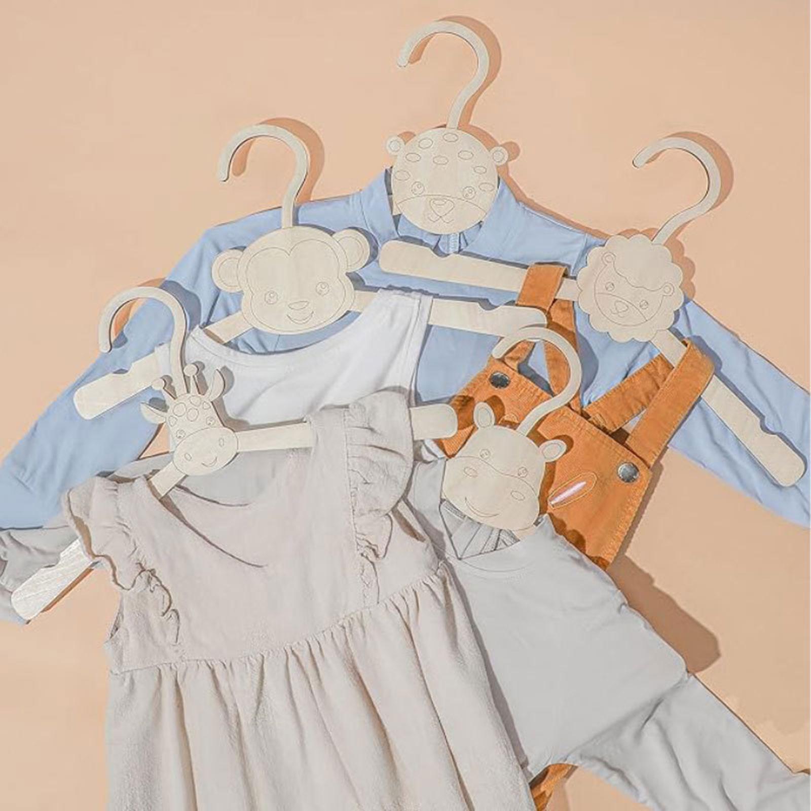 ไม้แขวนเสื้อเด็ก รูปทรงสัตว์ ท - Closet Organizer Baby บทวิจารณ์และราคา