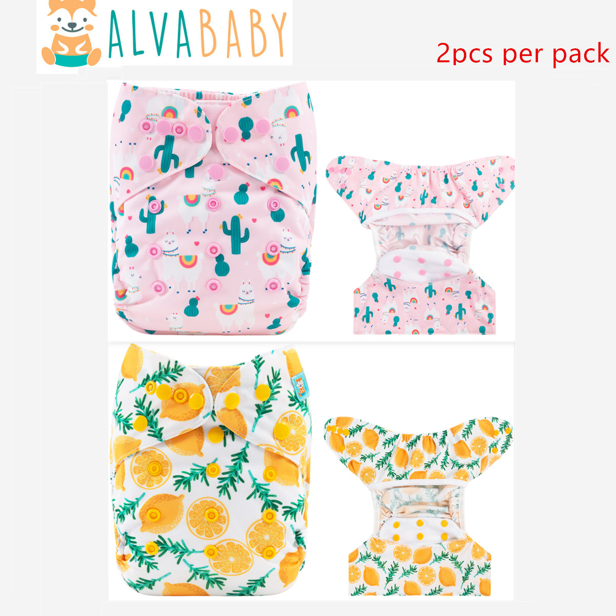 ผ้าอ้อมเด็กแบบผ้า 2 ชิ้น ผ้าอ้ - Diaper Pail Odor บทวิจารณ์และราคา