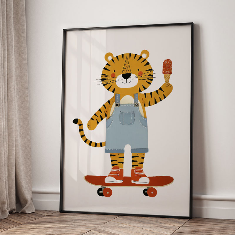 ภาพวาดการ์ตูนสัตว์ตลกๆ สำหรับต - Baby Nursery Images บทวิจารณ์และราคา