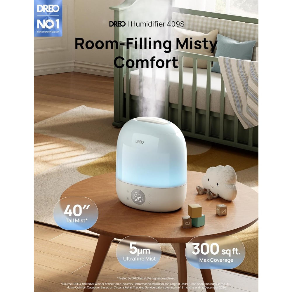 เครื่องเพิ่มความชื้นอัจฉริยะสำ - Baby Nursery Humidifier บทวิจารณ์และราคา