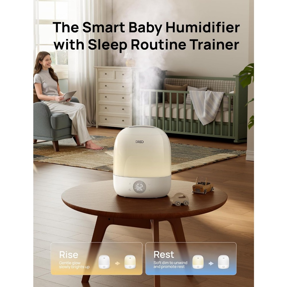 เครื่องเพิ่มความชื้นอัจฉริยะสำ - Baby Nursery Humidifier บทวิจารณ์และราคา