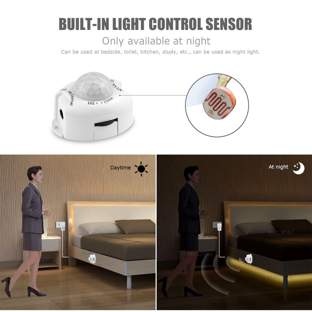 Wireless PIR Motion Sensor LED - Drawer Dresser White บทวิจารณ์และราคา