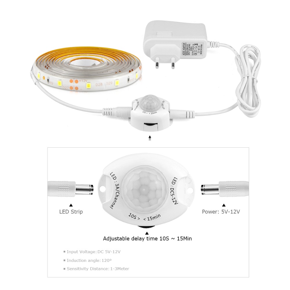 Wireless PIR Motion Sensor LED - Drawer Dresser White บทวิจารณ์และราคา