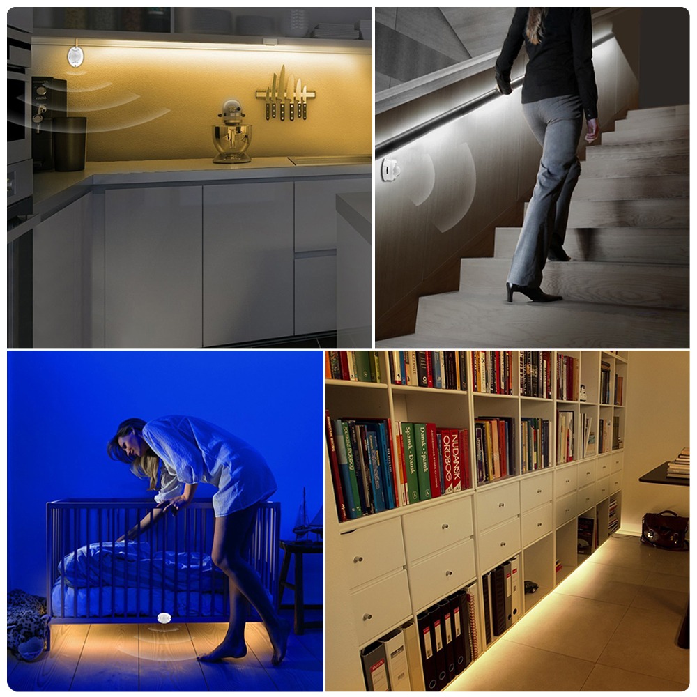 Wireless PIR Motion Sensor LED - Drawer Dresser White บทวิจารณ์และราคา