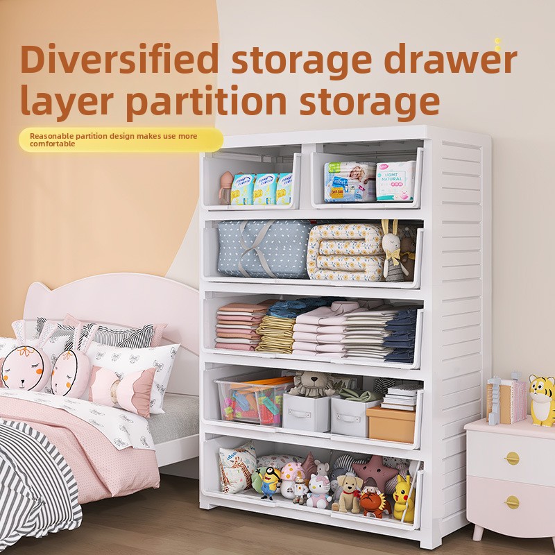 ตู้เก็บของพลาสติก 5 ลิ้นชักแบบ - Baby Nursery Wardrobe บทวิจารณ์และราคา