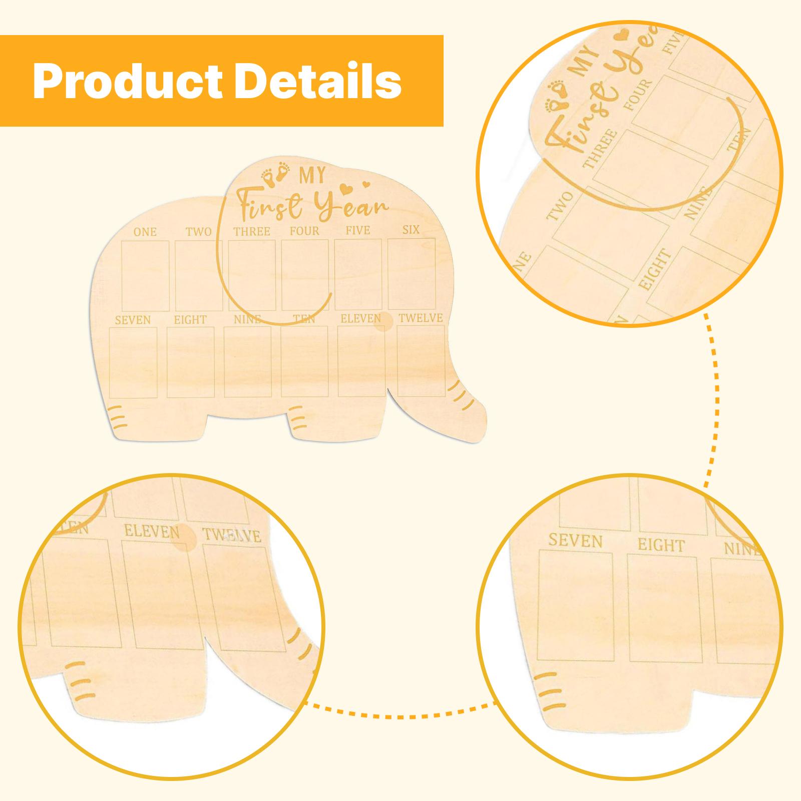 แผ่นไม้ติดรูปภาพบันทึกความทรงจ - Baby Nursery Keepsake บทวิจารณ์และราคา